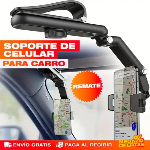 SOPORTE DE CELULAR PARA CARRO MULTIFUNCIONAL